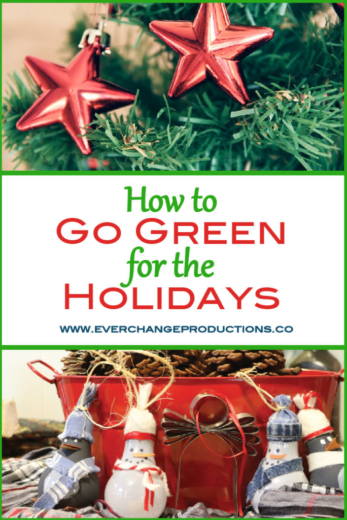 The holidays are hectic and it's easy to forget our duty to care for the Earth. Check out these easy tips to go green for the holidays.