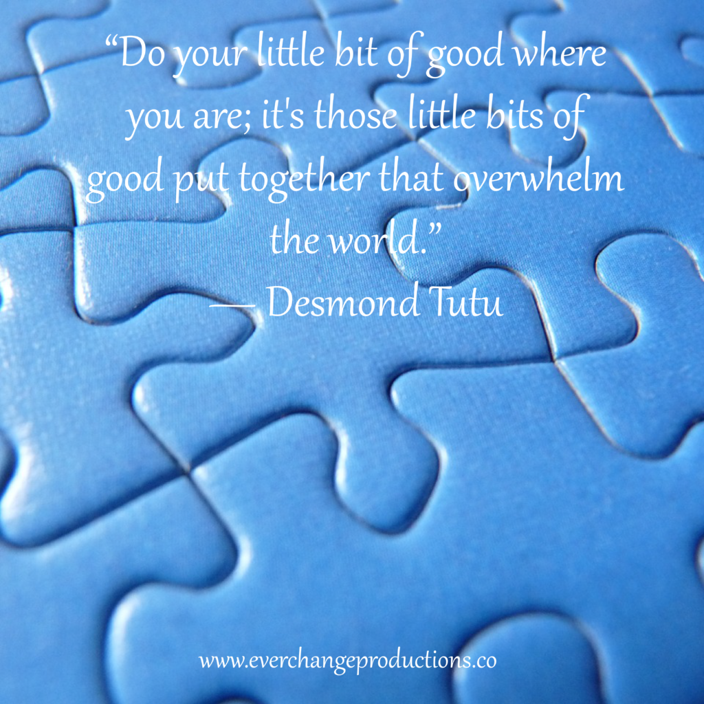 Need some Monday Motivation to start your week off? Just remember: “Do your little bit of good where you are; it's those little bits of good put together that overwhelm the world.” ― Desmond Tutu
