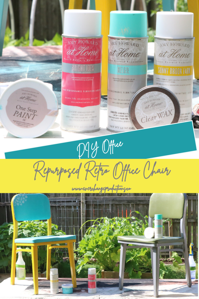 Learn how to take a simple retro office chair and restore it's purpose with paint and brush!