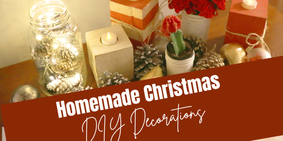 Christmas time can be expensive but with these homemade Christmas decorations made with materials around the house, you can be festive even on a budget.