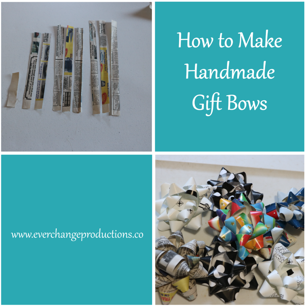 Handmade gift bows were my first upcycling project. Every Christmas, I am flooded with the joy upcycling brings me and I want to share that joy with you.