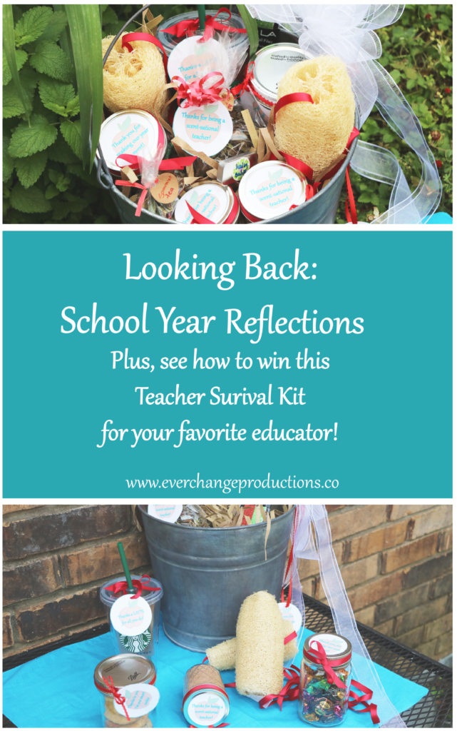 It's time for school year reflections! Tell me about the teacher that changed your life and enter them in a contest to win a teacher survival kit!