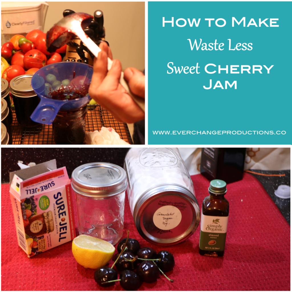 There's nothing more wholesome than making your own jam. Check out these tips for making your own waste less sweet cherry jam.