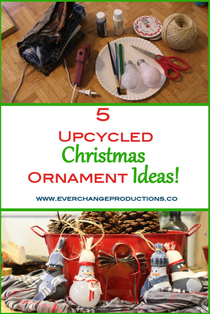 Christmas ornaments hold a special place in our house, especially the handmade ones. See these Christmas ornaments from items around the house.