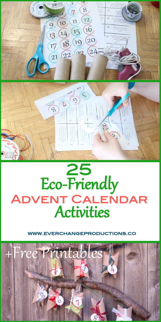 Don't be consumed by holiday expectations. Simplify your holidays and take time to focus on giving back with these eco-friendly advent calendar activities.