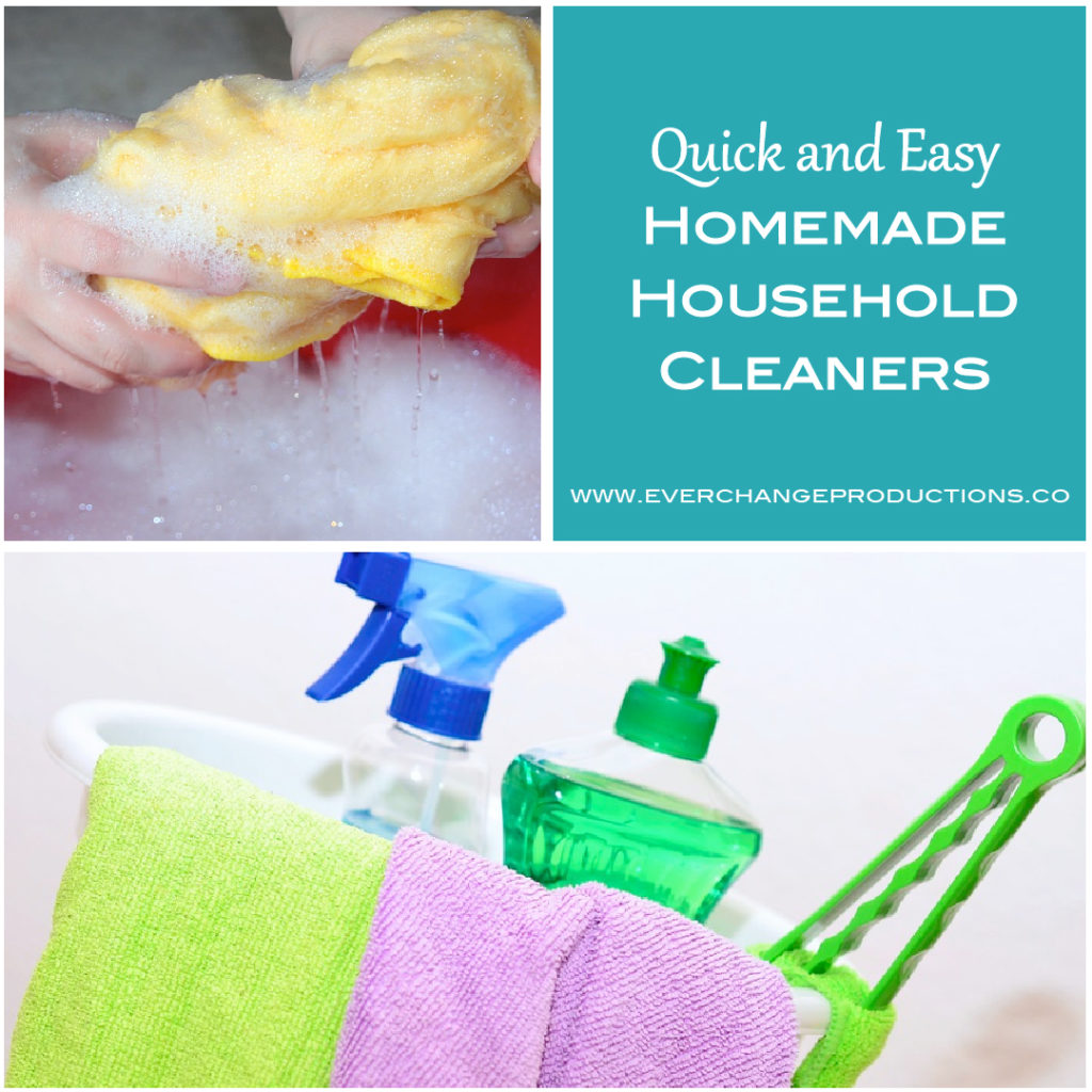 Homemade cleaners aren't just a go-green sustainable living thing. Homemade cleaners are easy to make and great for your budget. Homemade cleaners use a variety of common household items, such as vinegar and baking soda.
