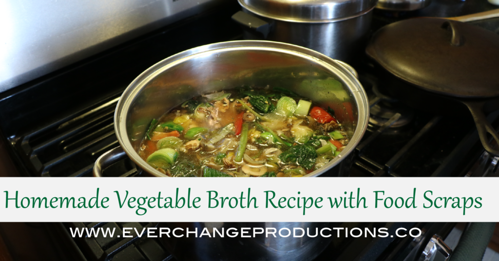 Homemade vegetable broth is a super easy way to use vegetable scraps, save money and make a nutrient-rich base for homemade soups and recipes.