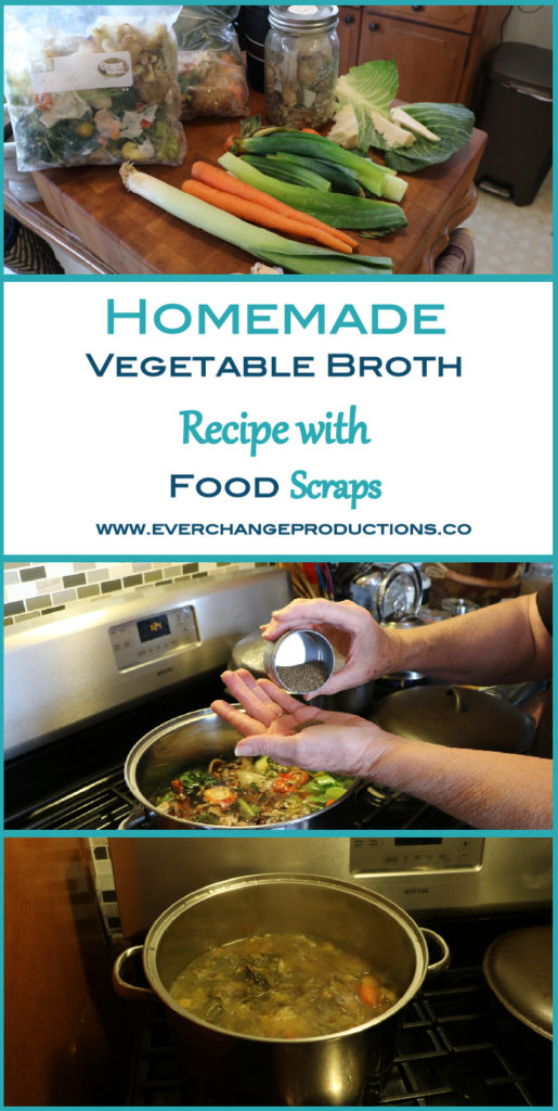 Homemade vegetable broth is a super easy way to use vegetable scraps, save money and make a nutrient-rich base for homemade soups and recipes.