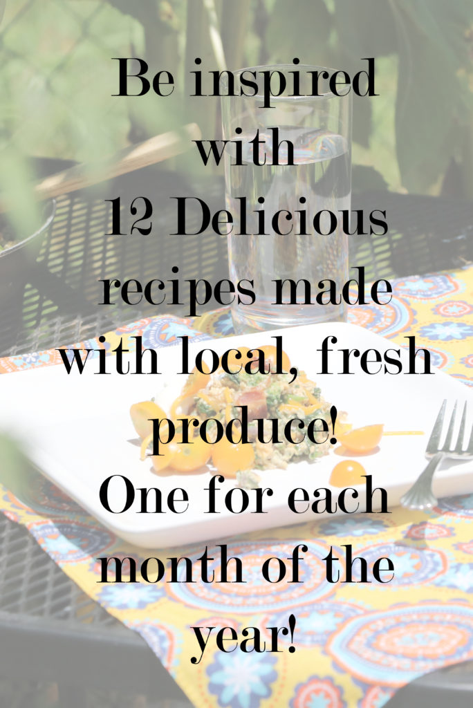 Let local food be your inspiration for your meals and celebrations throughout 2019. This fresh produce recipe calendar will guide through the year, inspiring you to start eating with the seasons and try new foods in whole new ways.