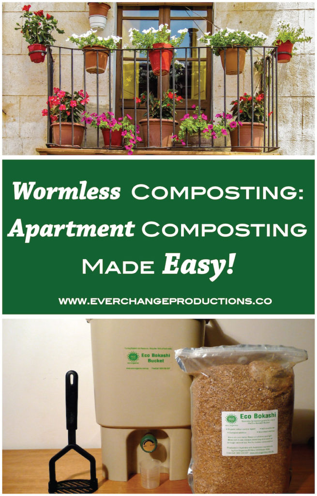 No matter how big or small your space, wormless composting is possible.