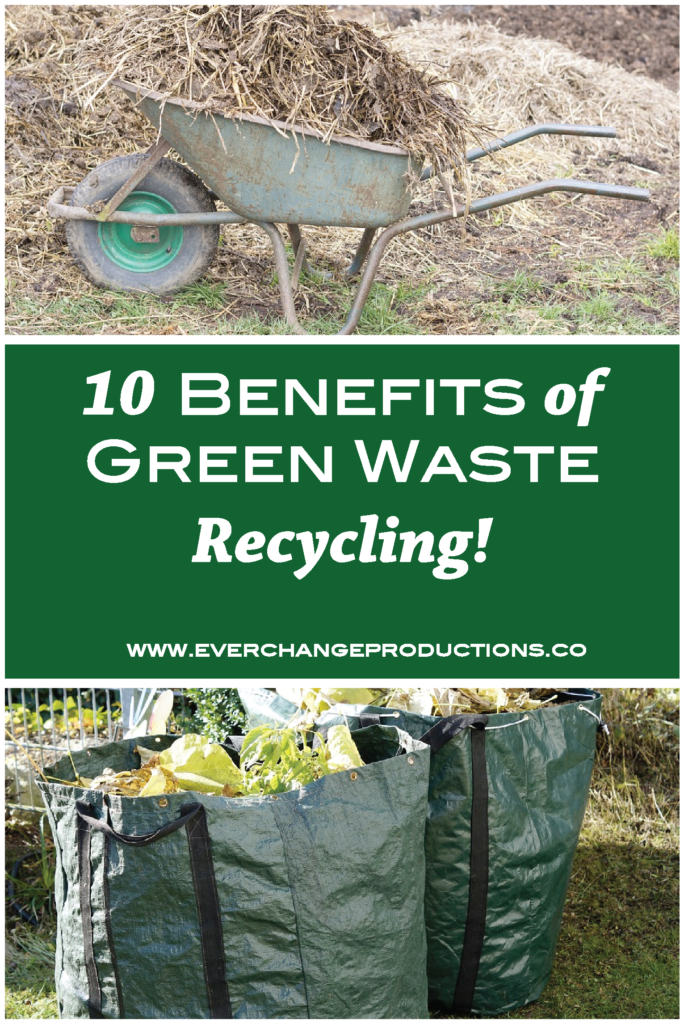 green waste recycling pin